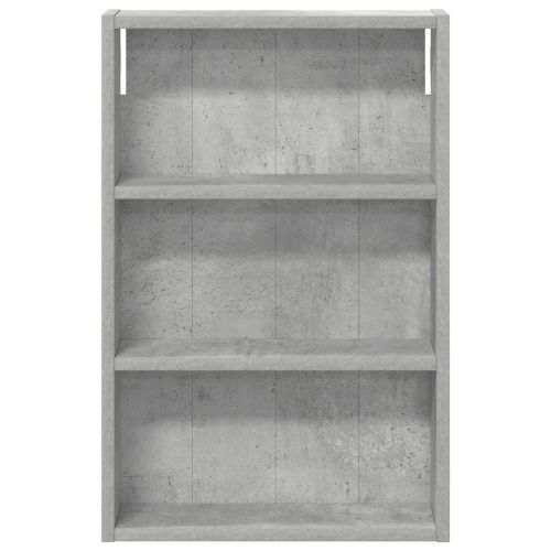 Банен стенен шкаф с рафт Бетонно Сиво 40 x 10 x 60,5 см