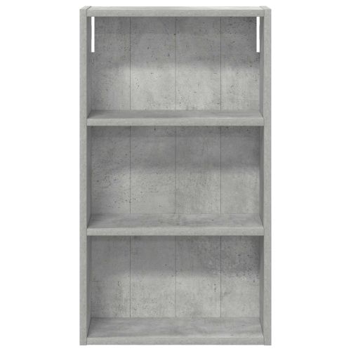 Банен стенен шкаф с рафт Бетонно Сиво 40 x 14 x 70 см