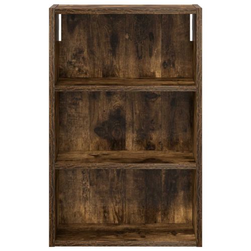 Банен стенен шкаф с рафт Пушена Дъб 40 x 16 x 62,5 см