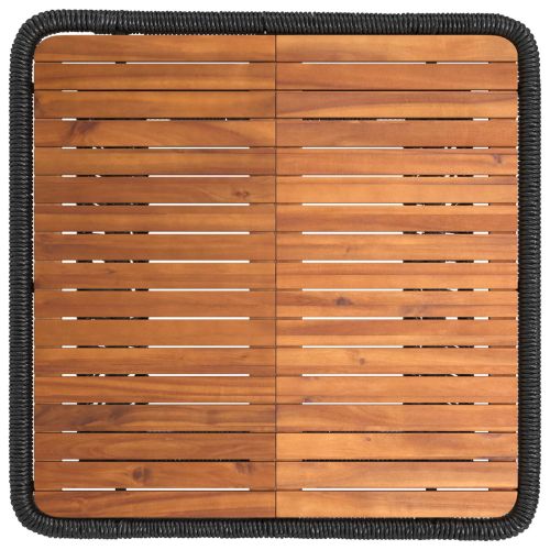 Комплект за хранене в градината 3 pcs Бежов и кремав полиратан