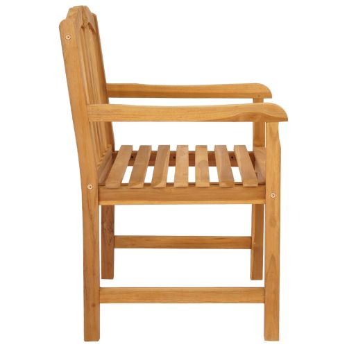 Градински стол 2 pcs Натурално 58 x 60 x 93 см