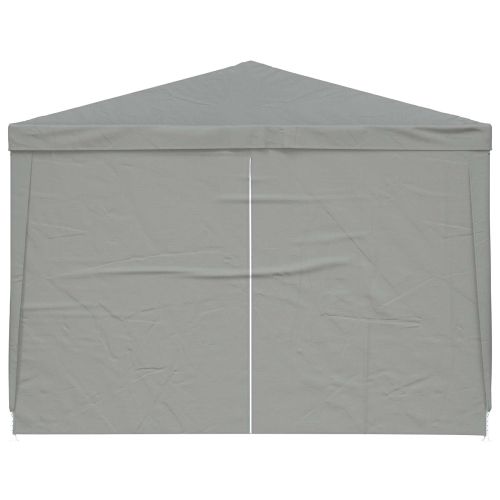 Парти шатър 300 x 300 x 255 см Светлосиво Полиетилен и стомана