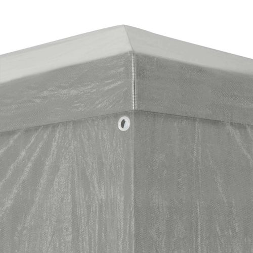 Парти шатър 900 x 300 x 255 см Светлосиво Полиетилен и стомана