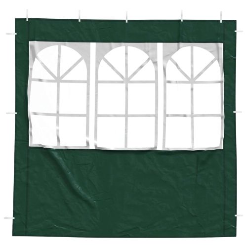 Стена на палатка за парти 2 pcs 200 x 195 см Зелено