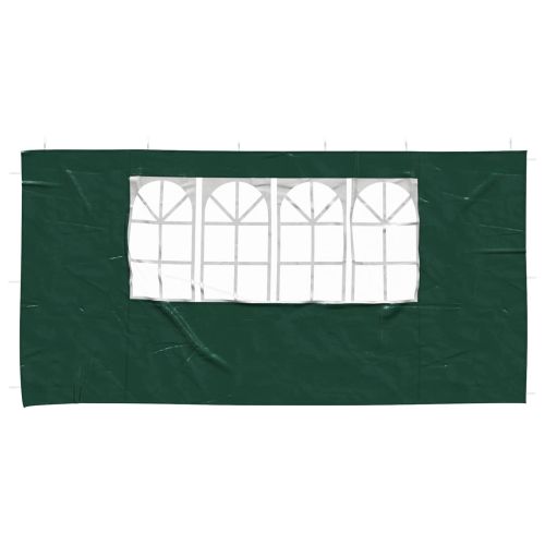 Стена на палатка за парти 2 pcs 400 x 195 см Зелено