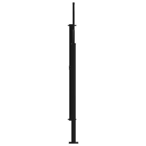 Сгъваема странична перголка Черно 300 x 170 cm Полиестер