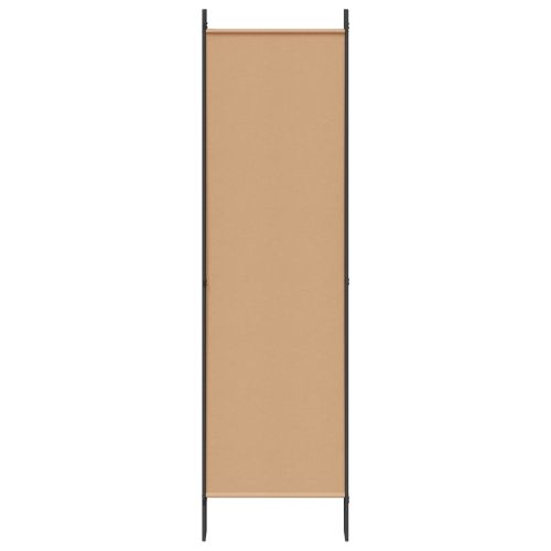 Делител за стая с 6 панела Бежово 300 x 180 cm Текстил