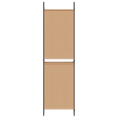Делител за стая с 6 панела Бежово 300 x 180 cm Текстил