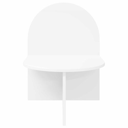 Нощно шкафче 2 pcs Бяло 48 x 49 x 65 см