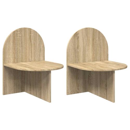 Нощно шкафче 2 pcs Дъб сонома 48 x 49 x 65 см