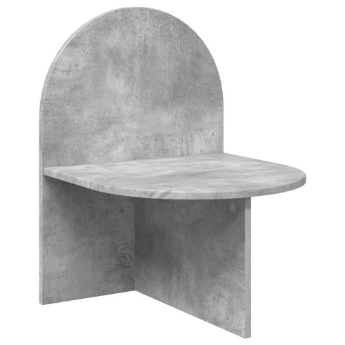 Нощно шкафче Бетонно сиво 48 x 49 x 65 см