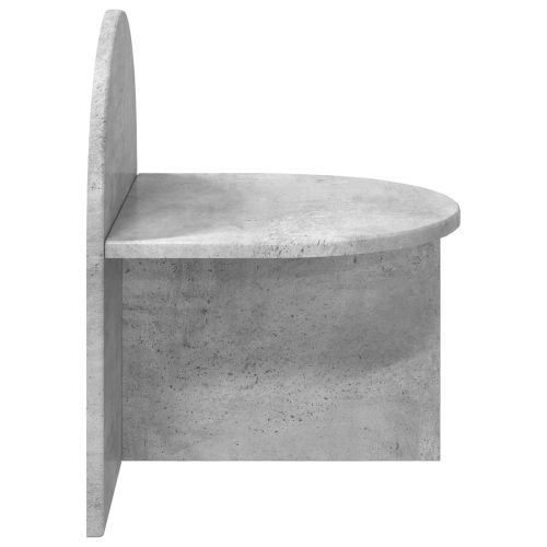 Нощно шкафче Бетонно сиво 40 x 35,5 x 45,5 см