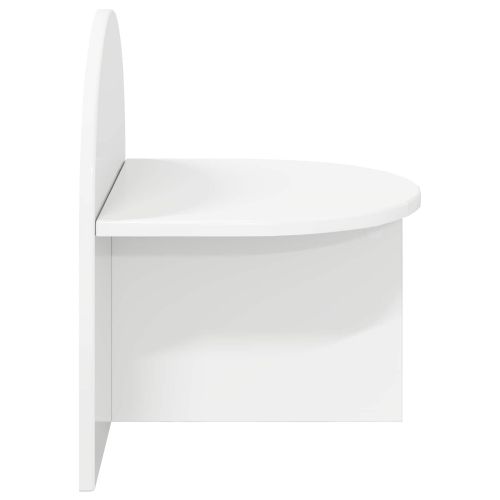 Нощно шкафче 2 pcs Бял гланц 40 x 35,5 x 45,5 см
