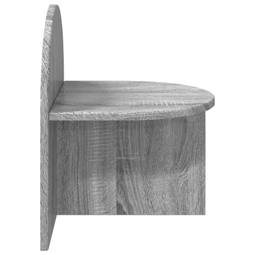 Нощно шкафче 2 pcs Сива сонома 40 x 35,5 x 45,5 см
