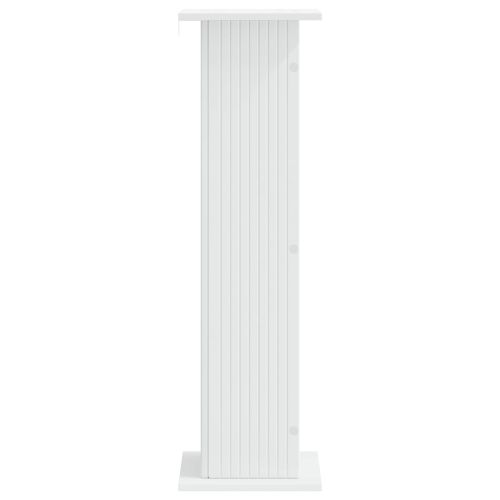 Стойка за растения Бяло 30,5 x 30 x 100,5 см