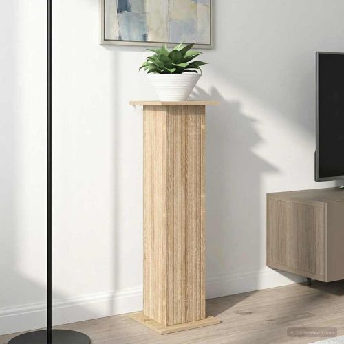 Стойка за растения 2 pcs Дъб сонома 30,5 x 30 x 100,5 см