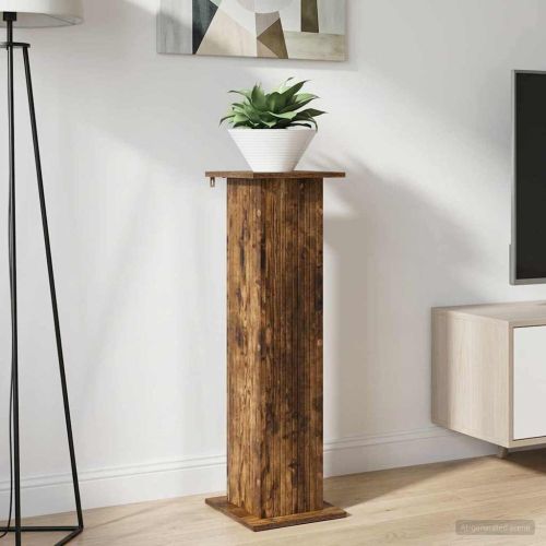 Стойка за растения Опушен дъб 30,5 x 30 x 100,5 см