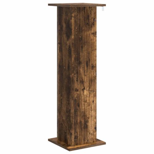 Стойка за растения 2 pcs Опушен дъб 30,5 x 30 x 100,5 см