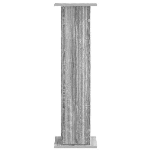 Стойка за растения 2 pcs Сива сонома 30,5 x 30 x 100,5 см