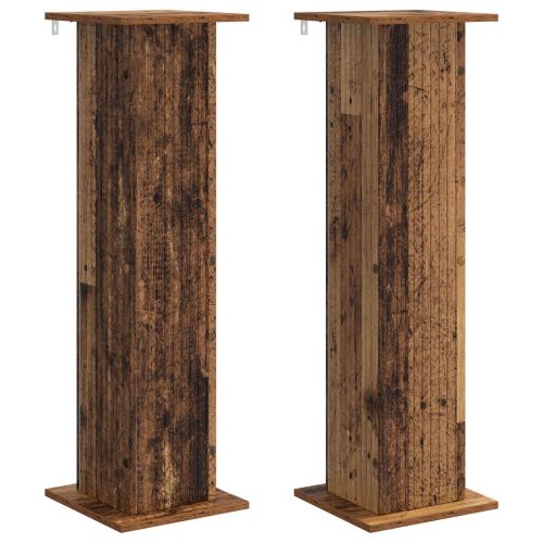 Стойка за растения 2 pcs Старо дърво 30,5 x 30 x 100,5 см
