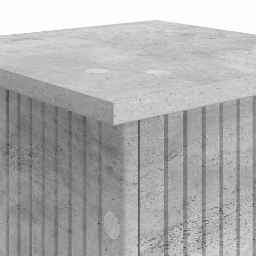 Стойка за растения 2 pcs Бетонно сиво 30,5 x 30 x 43 см