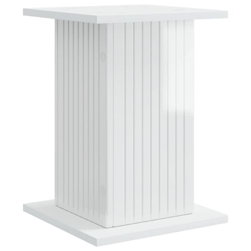 Стойка за растения Бял гланц 30,5 x 30 x 43 см