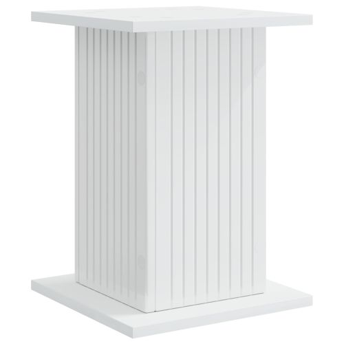 Стойка за растения Бял гланц 30,5 x 30 x 43 см