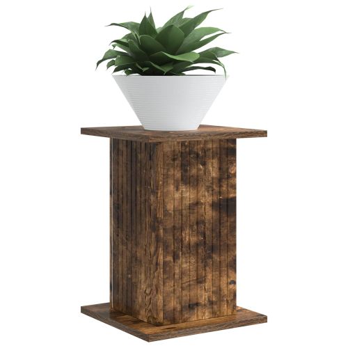 Стойка за растения 2 pcs Опушен дъб 30,5 x 30 x 43 см