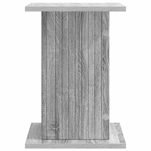 Стойка за растения 2 pcs Сива сонома 30,5 x 30 x 43 см
