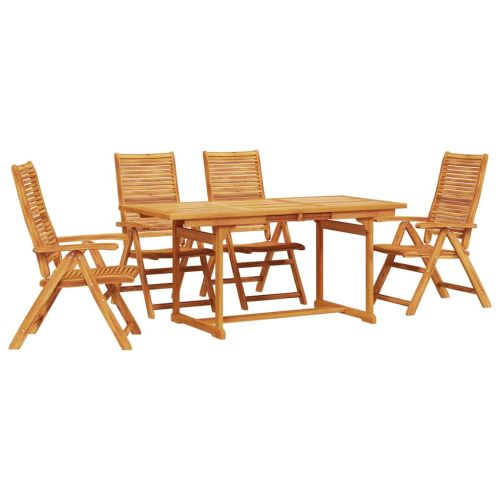 Комплект за хранене в градината 5 pcs Кафяво