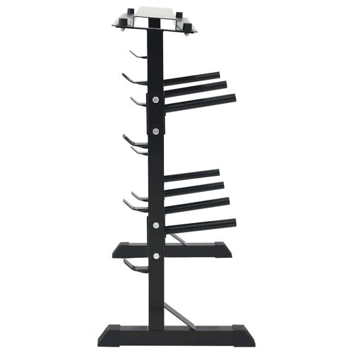 Стойка за дъмбели Черно 99 x 45 x 95,5 см