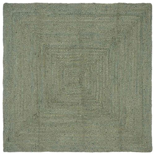 Килими за помещение Правоъгълна Маслиненозелено 120 x 120 cm
