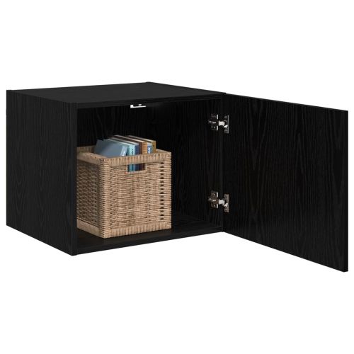 Стенен шкаф Черен дъб 50 x 42.5 x 40 см Инженерно дърво