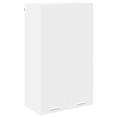 Висящ шкаф със съхранение Бяло 60 x 31 x 100 см Инженерно дърво