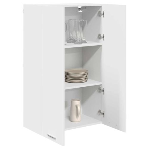 Висящ шкаф със съхранение Бяло 60 x 31 x 100 см Инженерно дърво