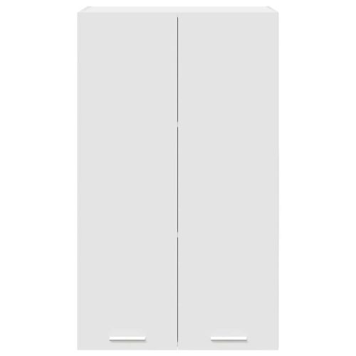 Висящ шкаф със съхранение Бяло 60 x 31 x 100 см Инженерно дърво