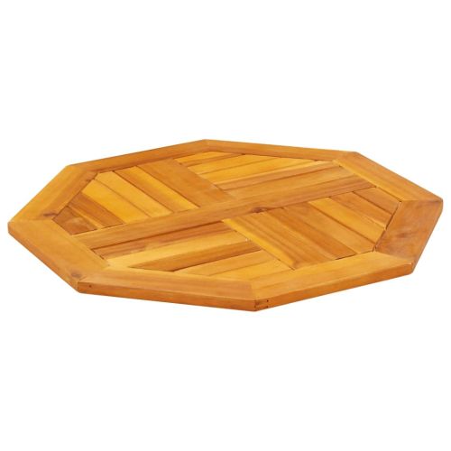 Плот за маса 60x60x2 см осмоъгълен масивна дървесина акация