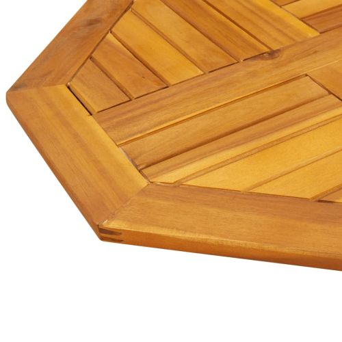 Плот за маса 60x60x2 см осмоъгълен масивна дървесина акация