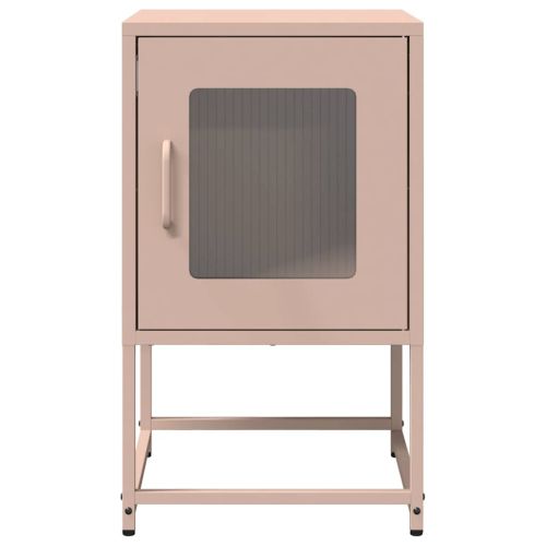 Нощен шкаф Pink 36x39x60,5 cm Студено валцувана стомана