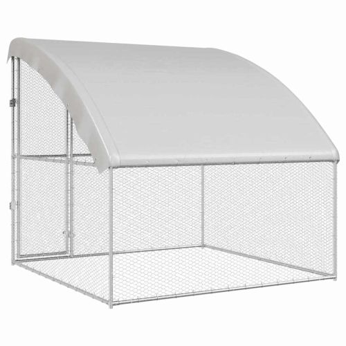 Клетка за пилета Сребрист 2 x 2 x 2 m Галванизирана стомана