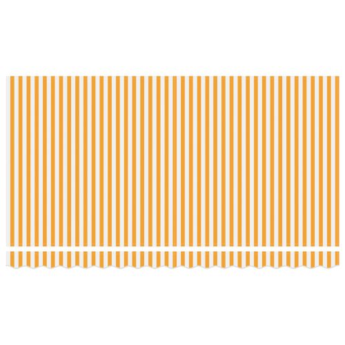 Сгъваем навес Жълто 400 x 200 cm текстил