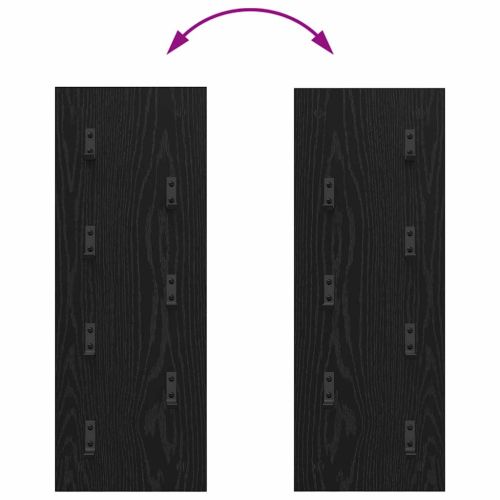 Стенен закачалка за палта Черния дъб 30 x 1,5 x 80 см