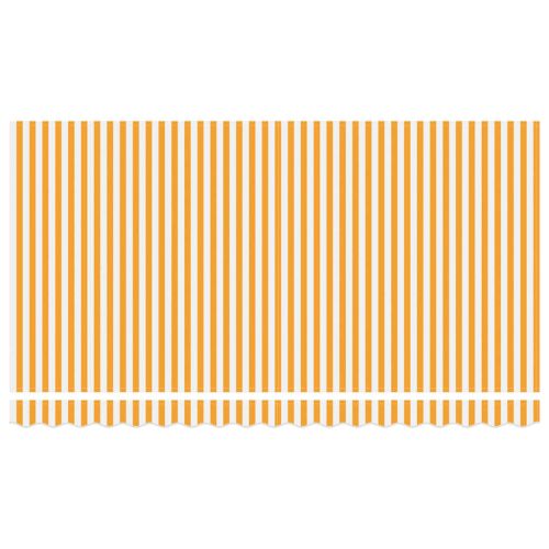 Сгъваем навес Жълто 400 x 200 cm текстил