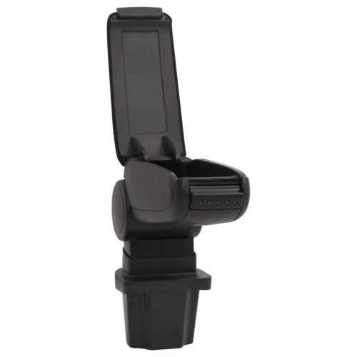 Подлакътник за кола черен 13,5x32,5x(31-46,5) см ABS