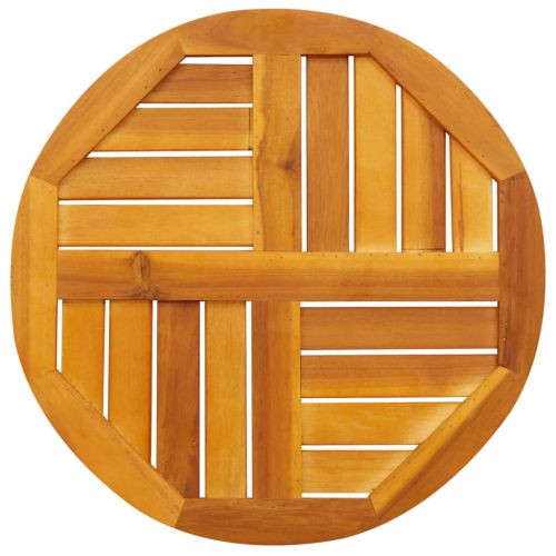 Плот за маса, Ø50x2 см, кръгъл, акациево дърво масив