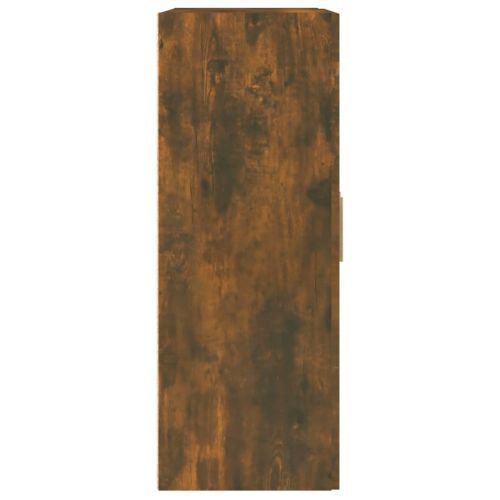 Стенен шкаф, опушен дъб, 69,5x32,5x90 см, инженерно дърво