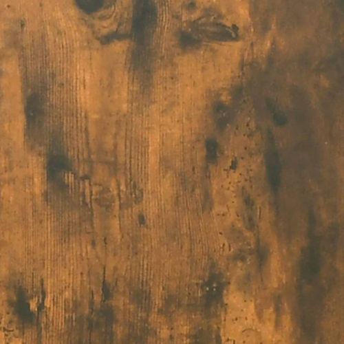 Стенен шкаф, опушен дъб, 69,5x32,5x90 см, инженерно дърво