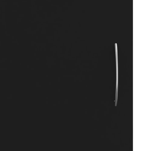 ТВ шкаф, черен, 102x30x37,5 см, инженерно дърво
