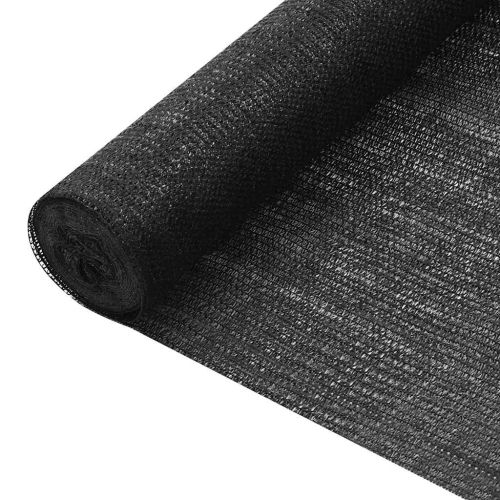 Засенчваща мрежа черна 1,5x25 м HDPE 75 г/м²