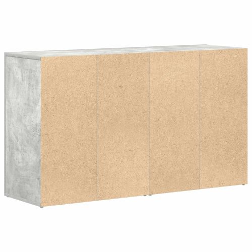 Служебен шкаф Циментено сиво 120 x 36 x 69 см Инженерно дърво